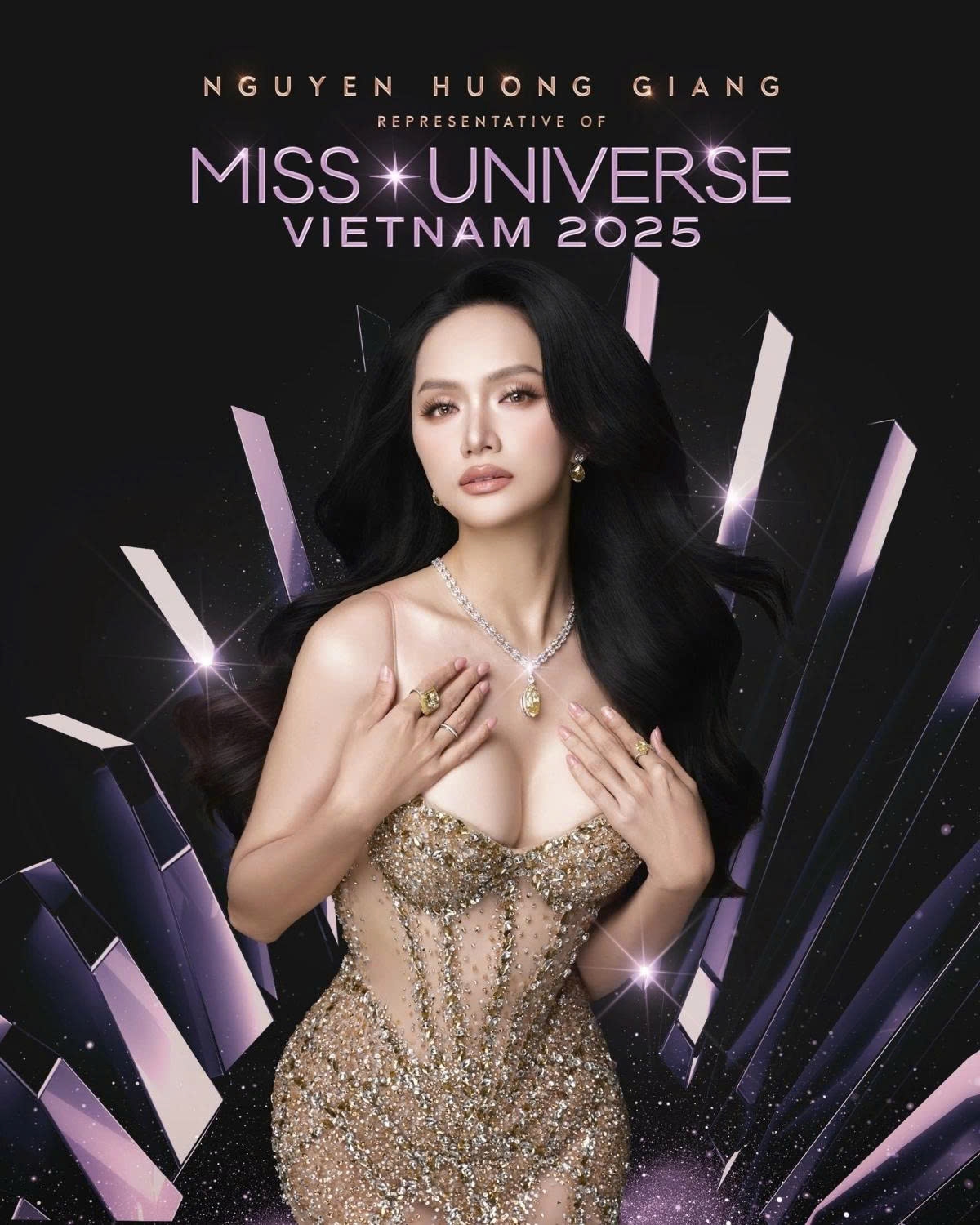 Miss Nguyen Huong Giang to represent Vietnam at Miss Universe 2025